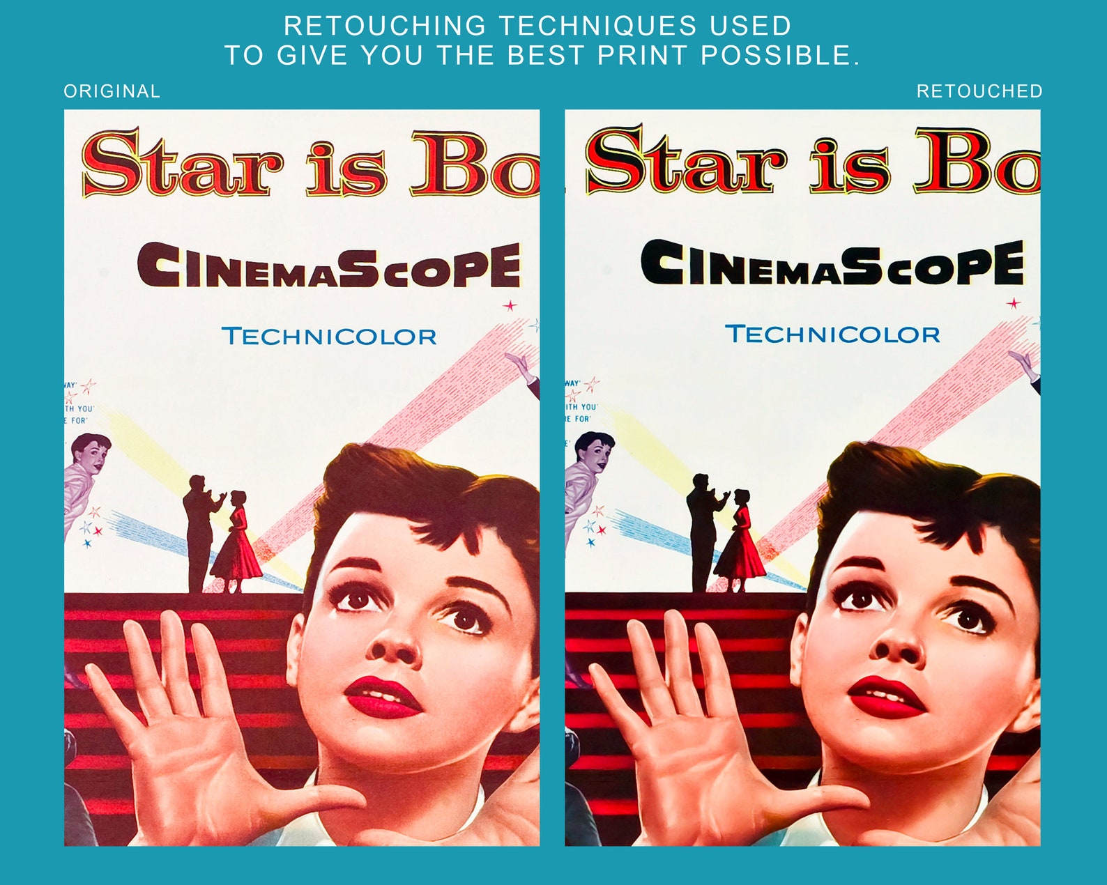 A Star is Born Movie Poster 1954 Classic Film Print Starring | Etsy