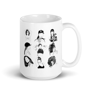Janet Jackson Mug / Janet Jackson / Janet Jackson Appreciation / White  Mug / Rhythm Nation / Damita Jo / All For You / The Velvet Rope