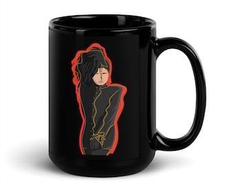 Janet Jackson / Janet Jackson  Black Glossy Mug / Control / Janet Jackson Mug / Jackson Mug / Rhythm Nation