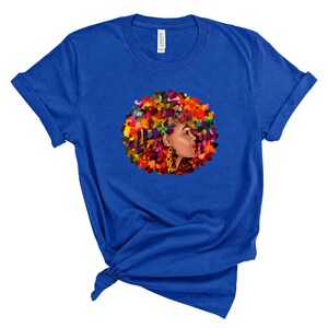 Growth / Growth Shirt / Afro Bun Black Woman / Beautiful Black Woman / Black Queen / Nubian Princess / Phenomenal Woman / Afro Woman