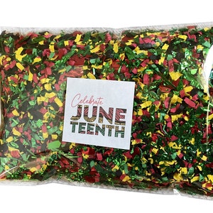 Juneteenth Confetti / Juneteenth / Juneteenth Decor / Juneteenth Party / Celebrate Juneteenth / Happy Juneteenth / Juneteenth Celebration
