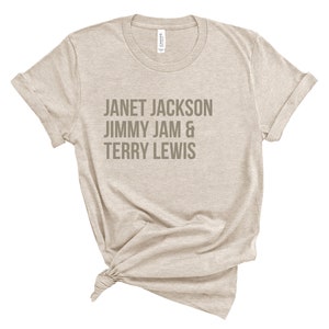 Janet Jackson / Jimmy Jam / Terry Lewis / Janet Jackson Shirt / Janet / Janet Jackson T-Shirt / Ms. Jackson / Janet Jackson Tee / 90er Jahre Musik