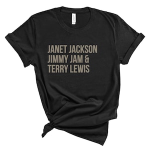 Janet Jackson Shirt / Janet Jackson / Jimmy Jam / Terry Lewis / Janet / Janet Jackson T-Shirt / Ms. Jackson / Janet Jackson Tee