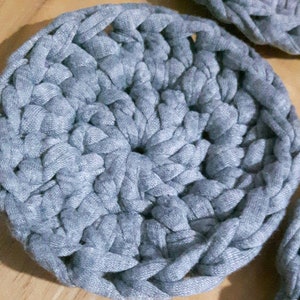 Crocheted 3D and flat letters school jumpers labels keyring