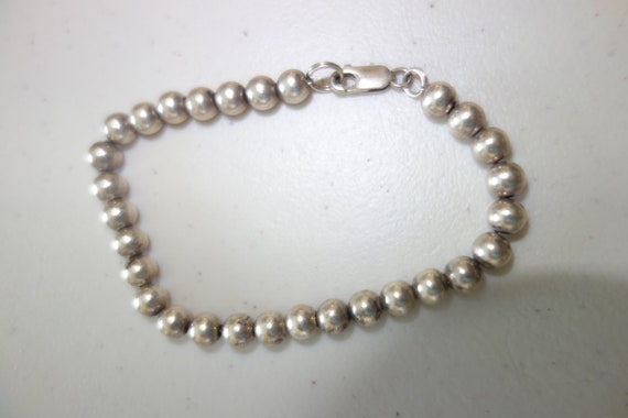 sterling pearl bracelet - image 1