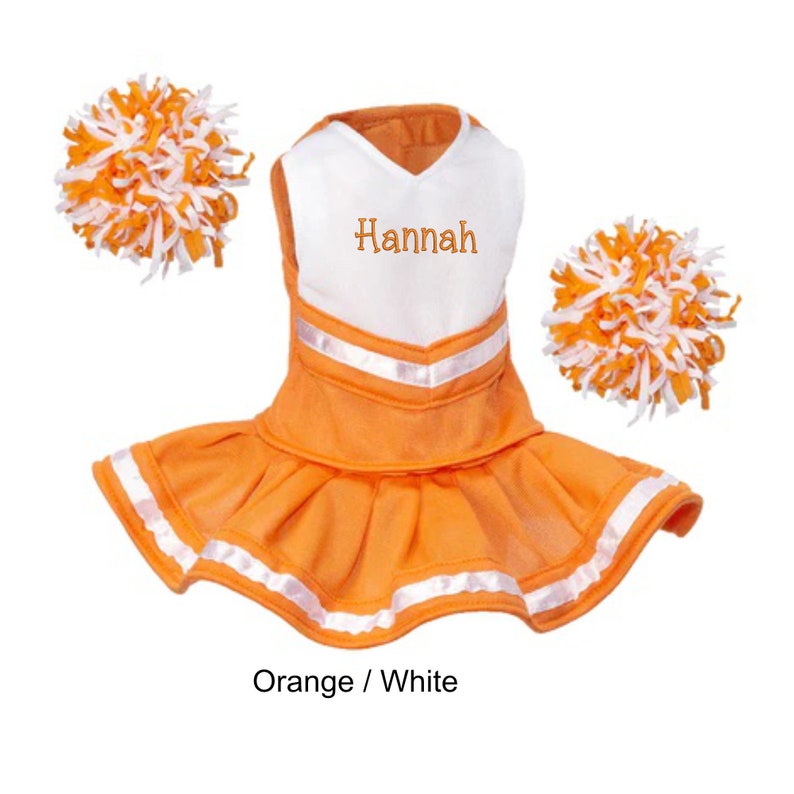 Personalized Cheer Outfits for 18 Dolls including - Etsy