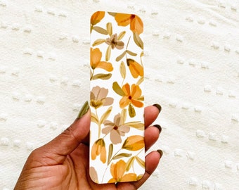 Watercolor Flowers Bookmark | Floral Page Marker | Christmas Stocking Stuffer ideas | Readers Gift | Birthday Favors