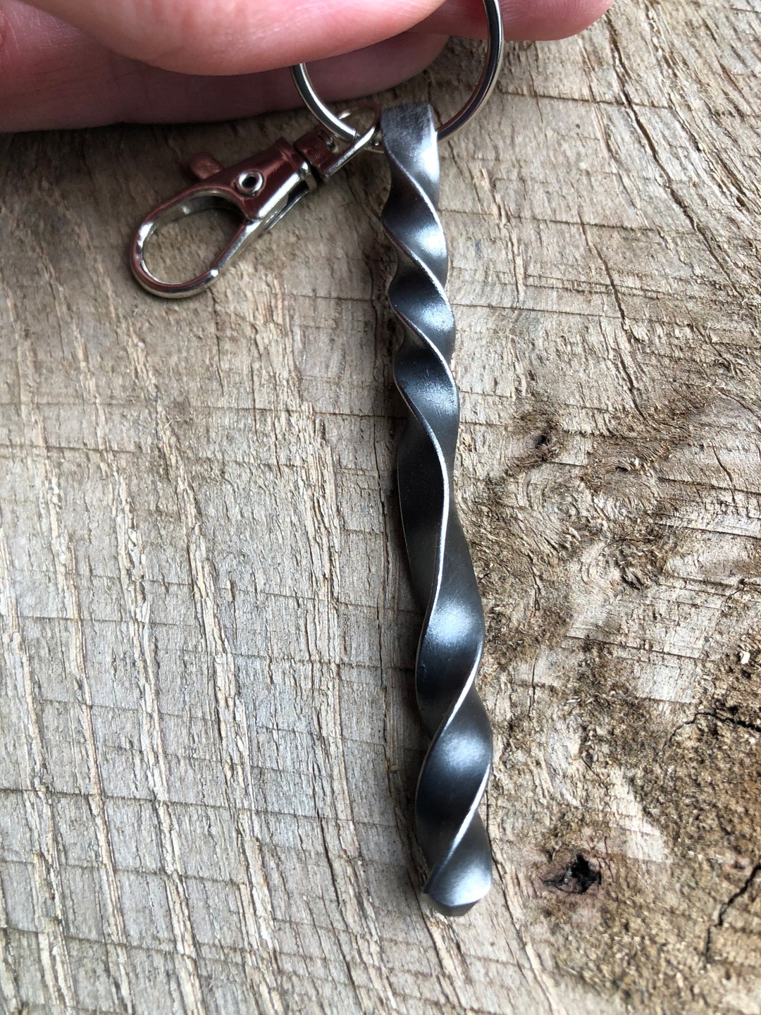 Hand Reverse Triangle Twist Keychain FREE SHIPPING Etsy