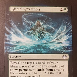Hand Painted Glacial Revelation Border Extension