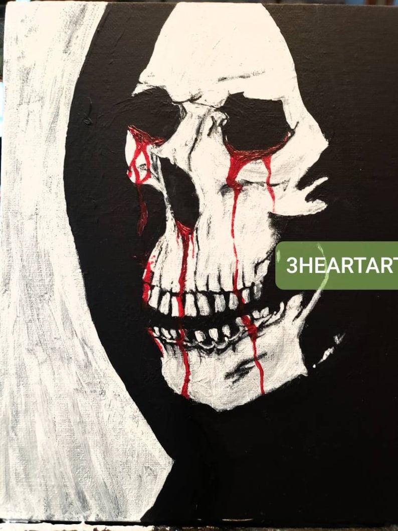 Even Death Cries 8x10. THIS IS A PRINT of my original painting