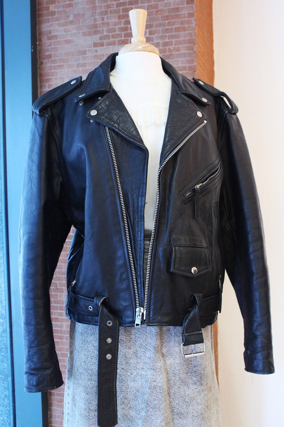 FMC Leather Moto Jacket