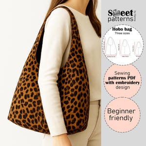 Boho Hobo Bag Sewing Pattern PDF , Photo Tutorial, Three Size - Etsy