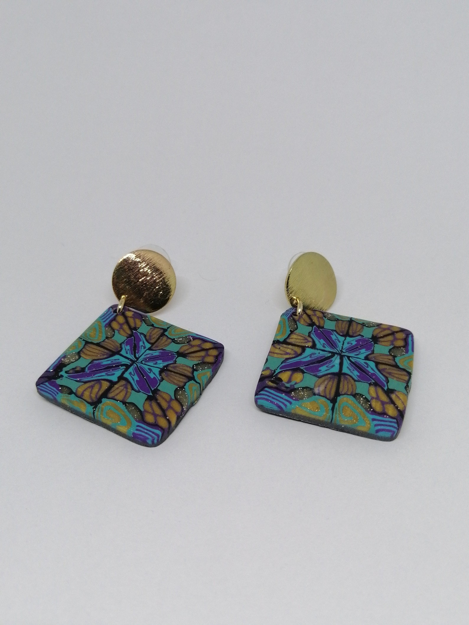 Novelty clay earrings Cool earrings Minimal accessories Etsy