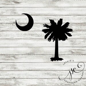 South Carolina Vinyl Decal - Etsy
