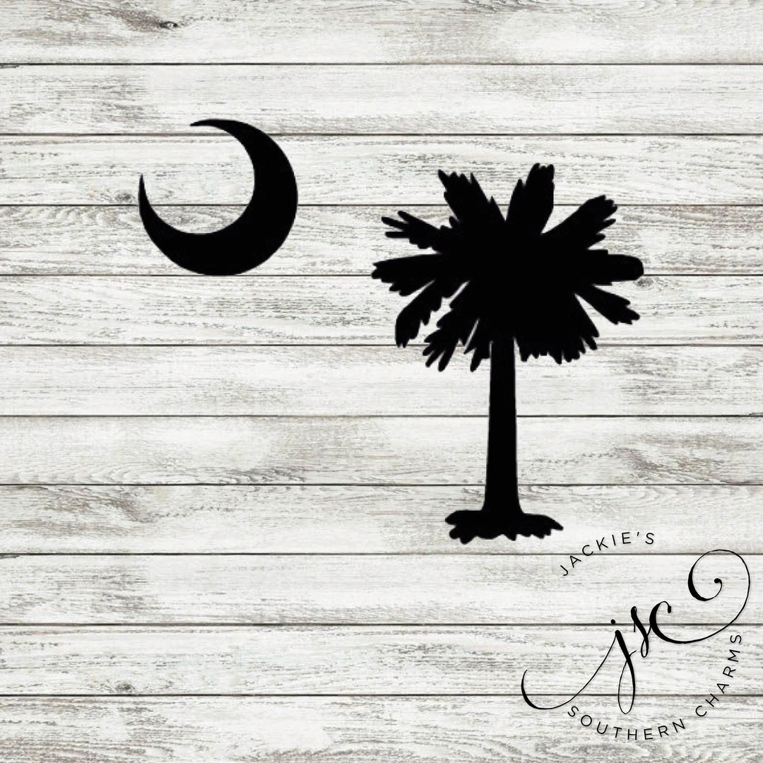South Carolina Vinyl Decal - Etsy