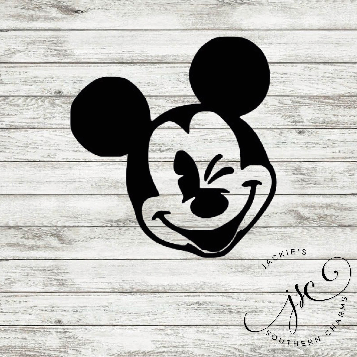 Mickey Vinyl Decal Etsy