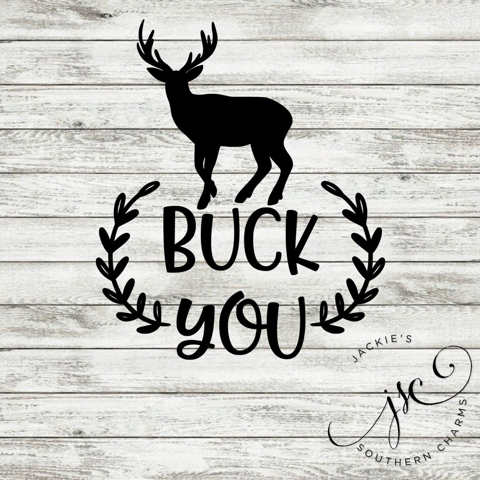 Buck You Vinyl Decal Etsy