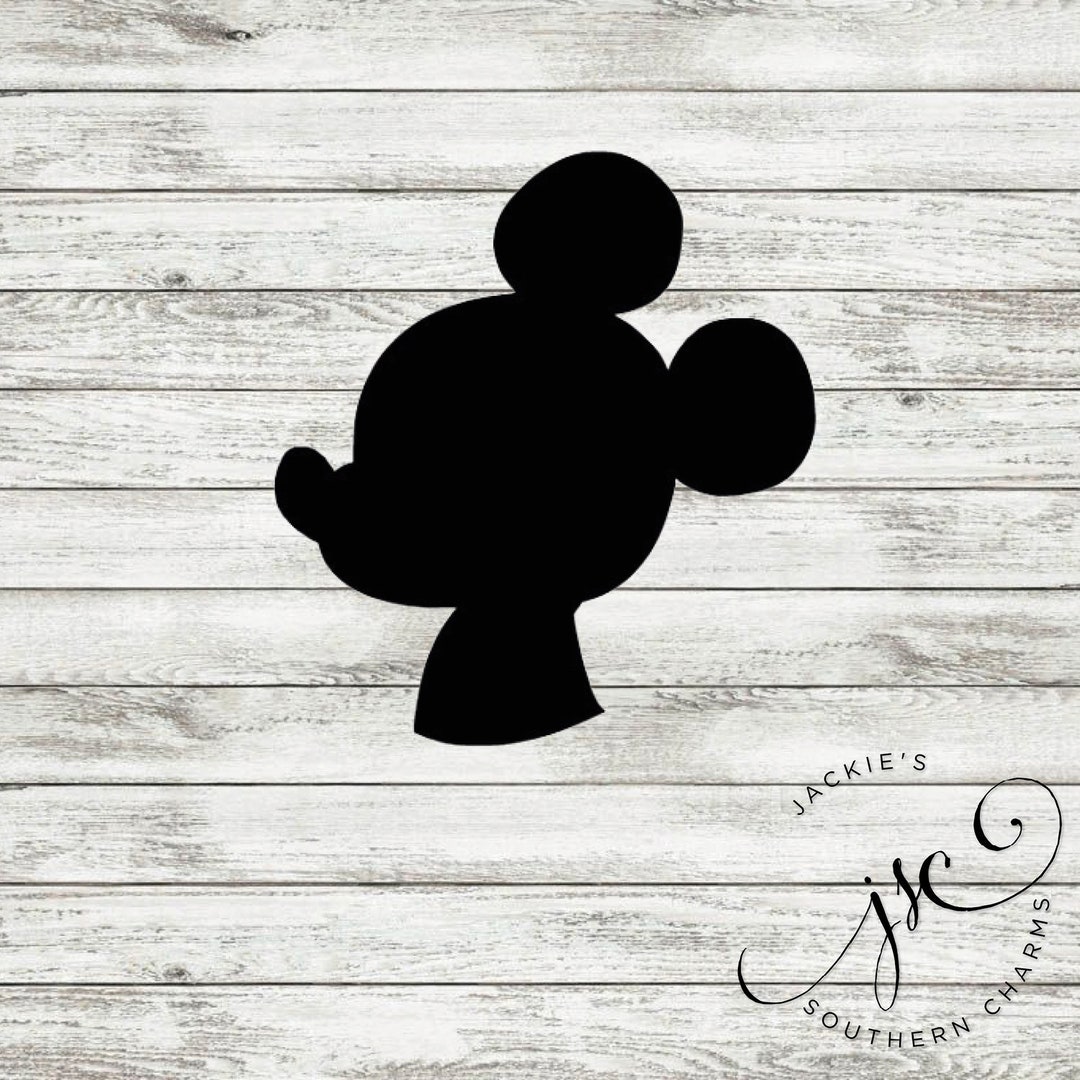 Mickey Vinyl Decal Etsy