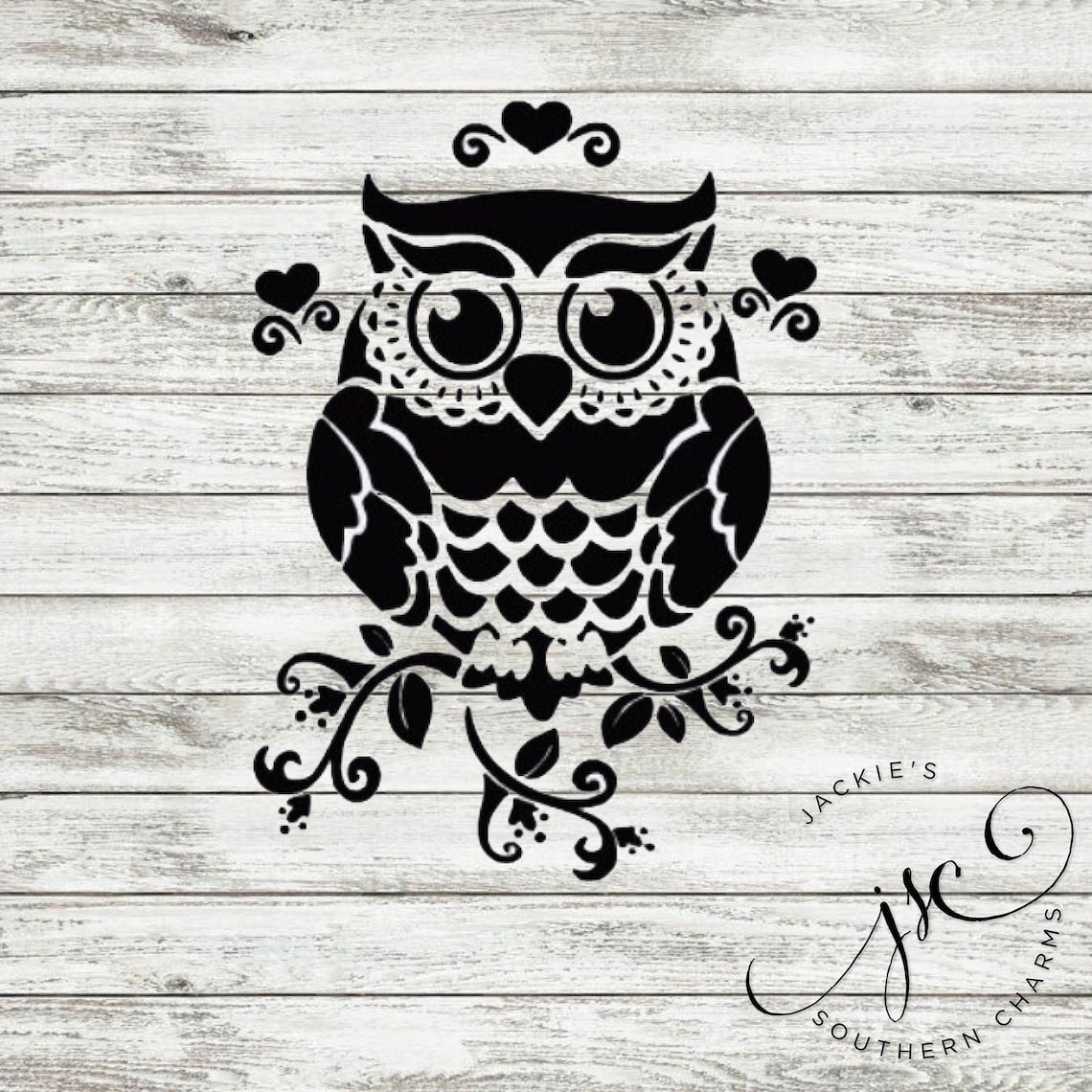 Owl Vinyl Decal Etsy