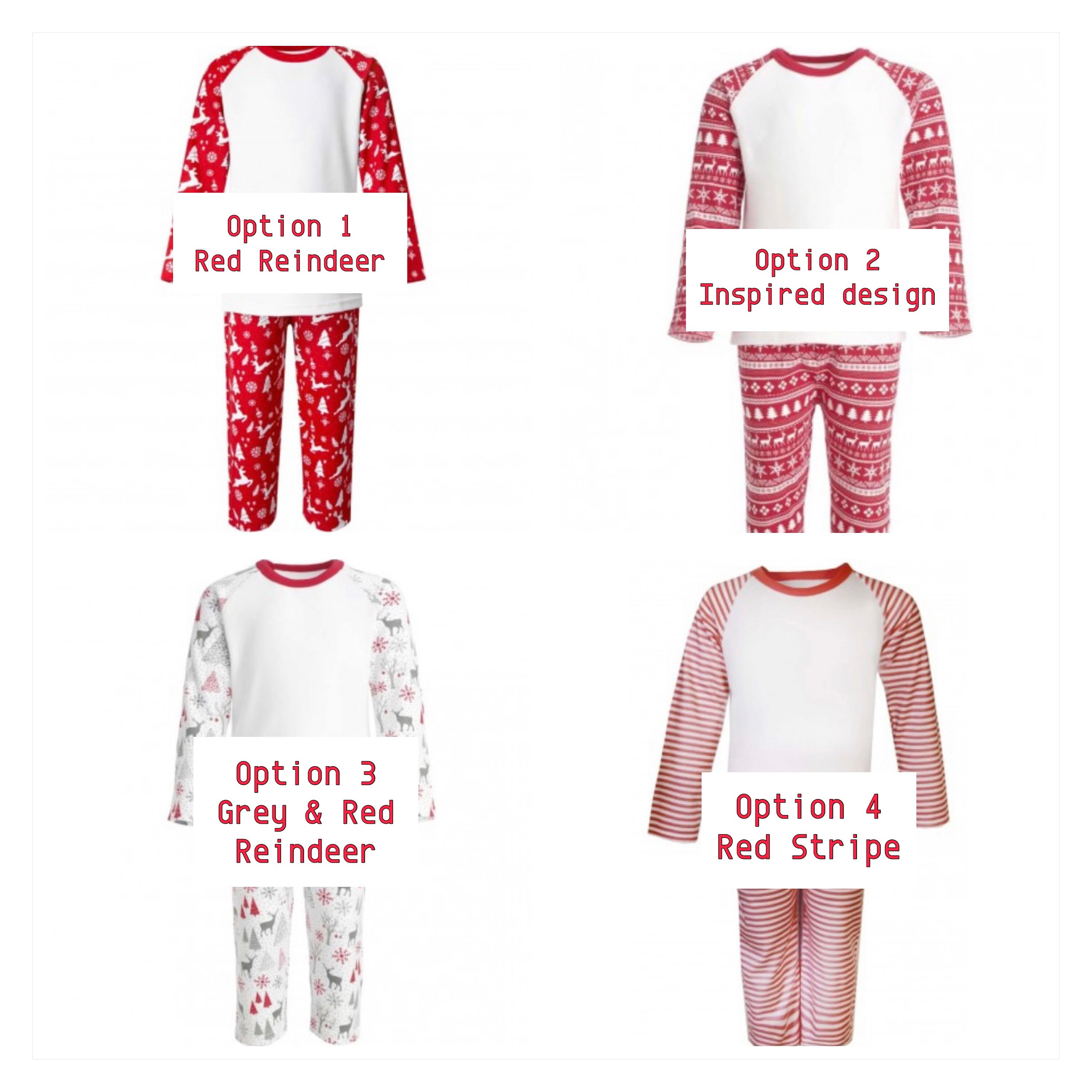 Personalised Christmas Pjs Kids Pyjamas Adult Pjs | Etsy