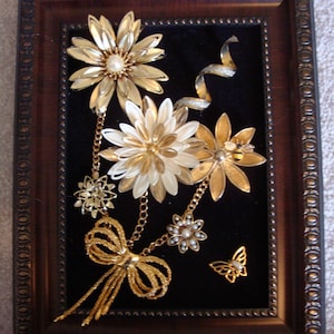 A Favorite - #2 - Vintage Jewelry Framed Art