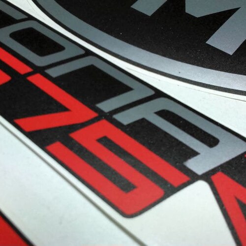 Fooqs TRIUMPH DAYTONA 675R shops 675 R Black Matt 2015 aftermarket custom motorcycle decals stickers set aufkleber
