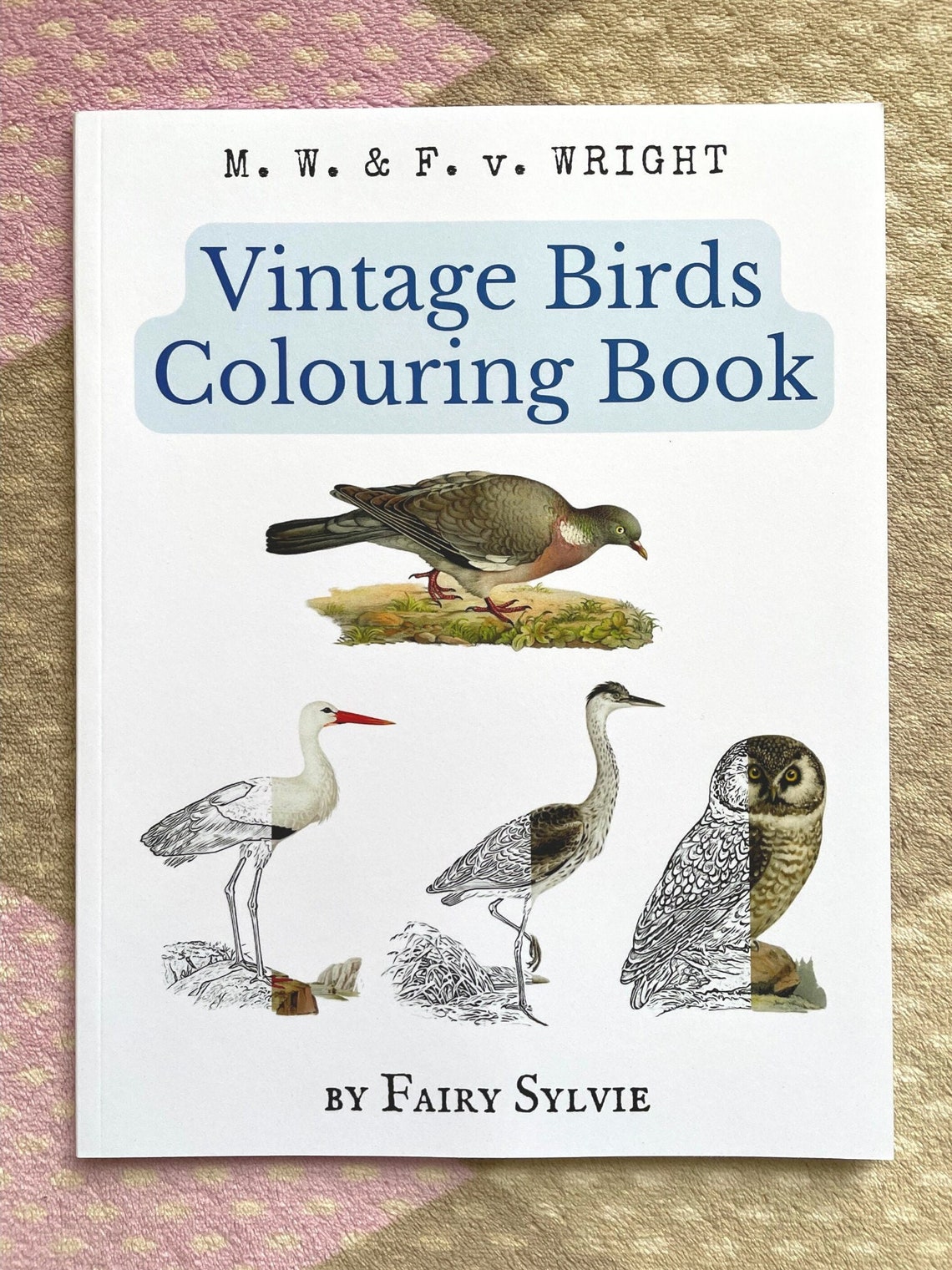 Vintage Birds Colouring Book for Kids Colouring Book Birds - Etsy
