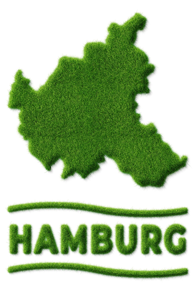 Poster Green City Green your city Nature Lawn Grass Writing green love of cities Gift Business, Family, Office, Hamburg Leipzig image 2