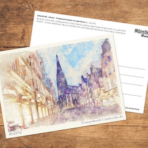 10 Postcards Münster ART Edition complete MS-ART Edition msart image 5