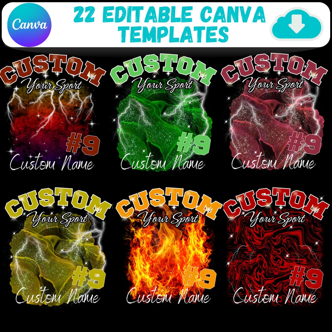Custom Bootleg PNG, 22 Custom Shirt Editable Canva Templates ...