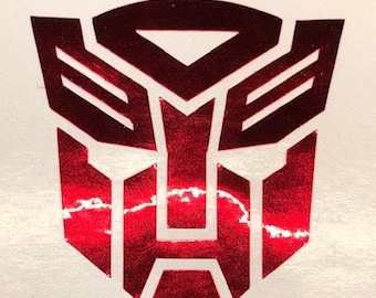 Transformers Autobot Decal Diecut Sticker Self Adhesive Vinyl