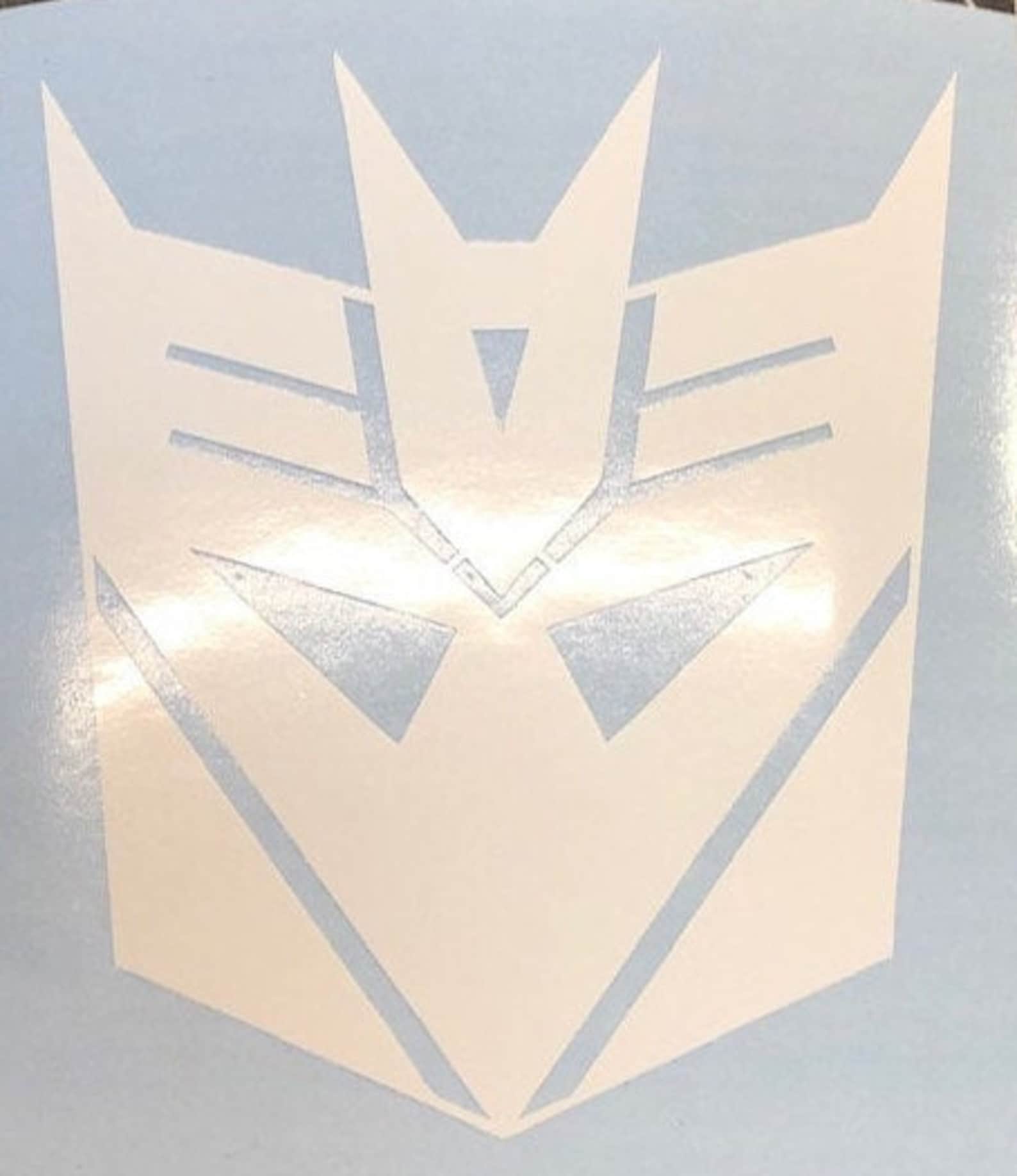 Transformers Decepticon Logo Vinyl Decal Sticker Pick Color Size Oracal
