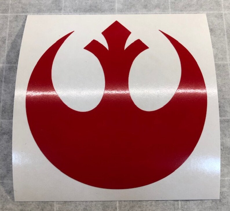 Star Wars Rebel Alliance Symbol Vinyl Decal Sticker Pick Color | Etsy