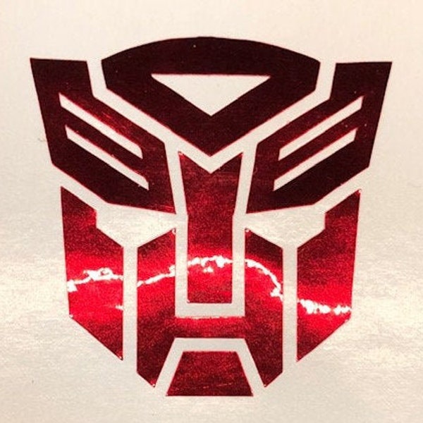 Transformers Autobot Logo Vinyl Decal Sticker Pick Color Size Oracal 651 - Window - Laptop - Optimus