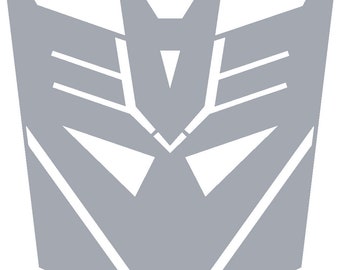 Ocean Autobot Clear background metal logo decals,large size. 
