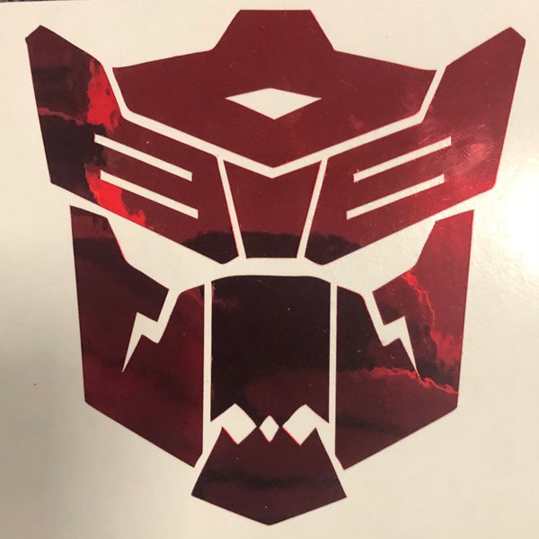 Transformers Dinobot Logo Vinyl Decal Sticker Pick Color Size Oracal 651 - Window - Laptop - Optimus