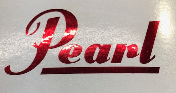Pearl Drums Decal Sticker, Pick Color, Size, Quantity Oracal 651 Vinyl Logo  Window Laptop - Etsy