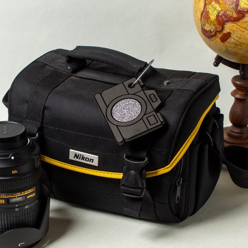 Photographer Bag Tag Custom Acrylic Camera Tag With Logo or Contact ...