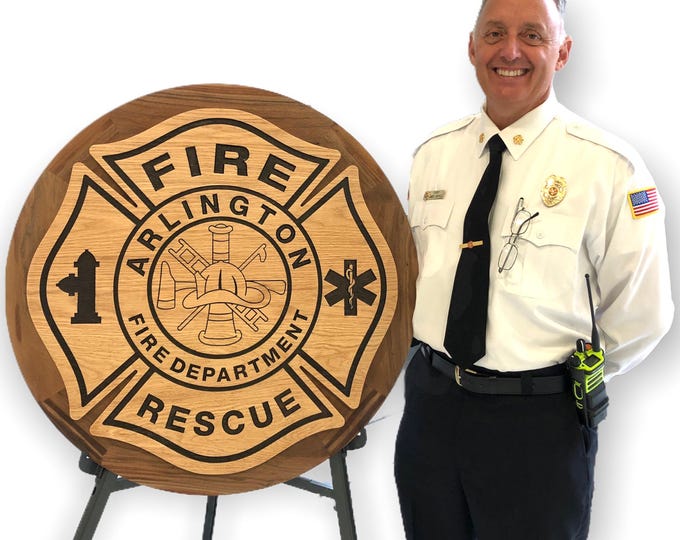 Plaque For Law Enforcement Fire Department Emergency Medical Technician Paramedic Critical Care Nurse First Responder Real Life Hero