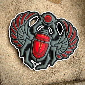 Corrupted Scarab Rubber Patch