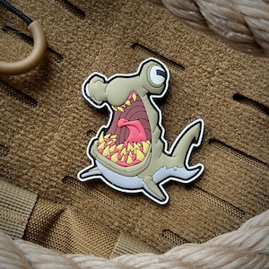 Rubberen hamerhaaienpatch