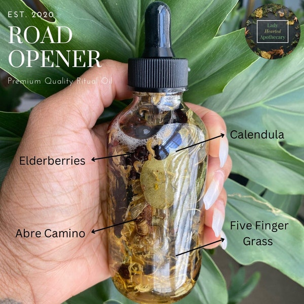 Road Opener Ritual Oil / Spell Oil / Manifestation Oil / Witchcraft / Intention Oil / Hoodoo / Conjure Oil