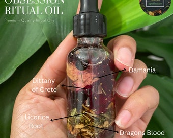 Obsession Ritual Oil / Spell Oil / Manifestation Oil / Witchcraft / Intention Oil / Hoodoo / Conjure Oil