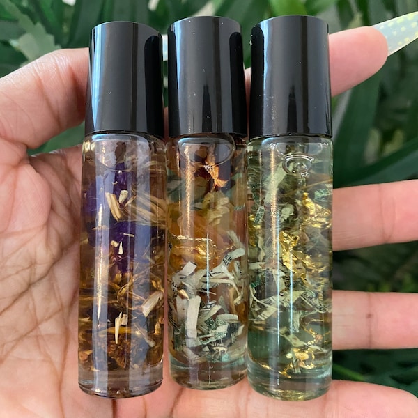 Ritual Oil Rollerball (Sold Individually - Various Oils) / Spell Oil / Manifestation Oil / Witchcraft / Intention Oil / Hoodoo / Conjure Oil