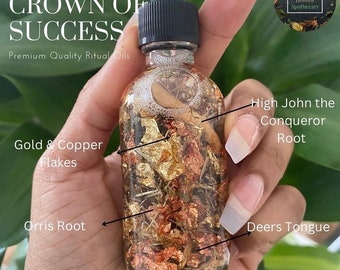 Crown Of Success Ritual Oil / Spell Oil / Manifestation Oil / Witchcraft / Intention Oil / Hoodoo / Conjure Oil