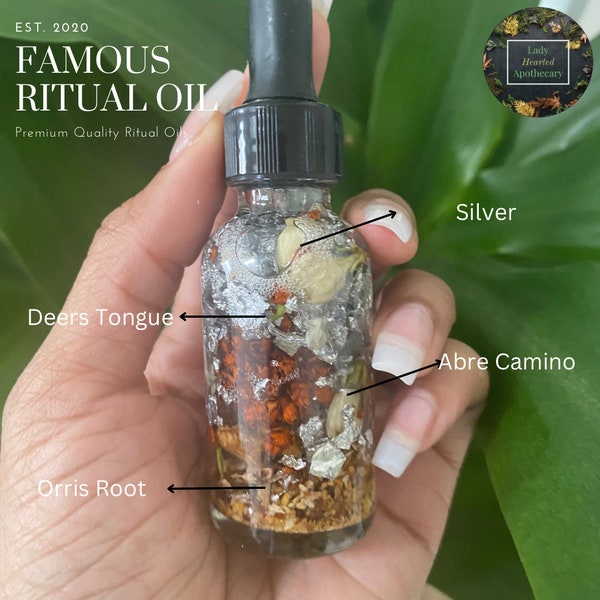 Famous Ritual Oil / Spell Oil / Manifestation Oil / Witchcraft / Intention Oil / Hoodoo / Conjure Oil