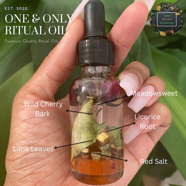 One & Only Ritual Oil / Spell Oil / Manifestation Oil / Witchcraft / Intention Oil / Hoodoo / Conjure Oil