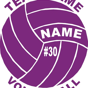 Volleybal sticker