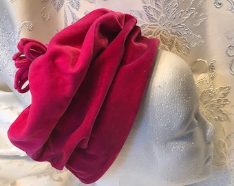 1950s Vintage Miss Alice Velvet Ladies Hat
