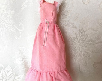 Vintage 1970’s Barbie Sweet 16 Birthday Pink Dress Mattel #7796  Rare Find